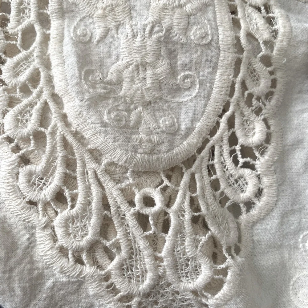 Altar'd State Navy Soft Knit And Lace Oversized Tunic Length Sweater Size L - Picture 11 of 12